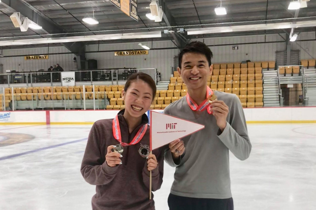 Figure Skaters with medals